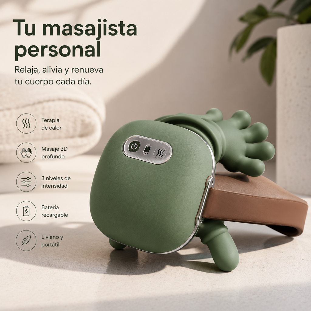Masajeador Relajante con Calor – Bienestar en Todo el Cuerpo